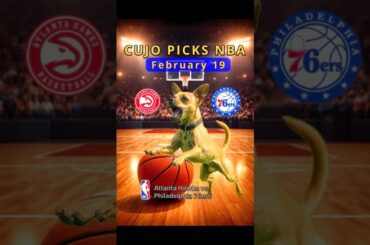 Cujo’s NBA PICKS | Hawks at 76ers 🐕 02-19-2026 #CujoCatches
