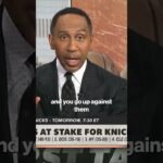 Knicks have a lot to prove tomorrow night at The Garden, according to Stephen A. Smith 👀 #shorts