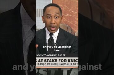 Knicks have a lot to prove tomorrow night at The Garden, according to Stephen A. Smith 👀 #shorts