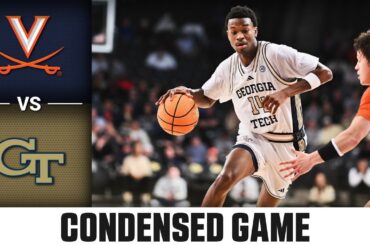 Virginia vs. Georgia Tech Game Condensed Game | 2025-26 ACC Men's Basketball