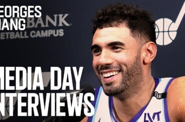 GEORGES NIANG 2025/26 Media Day Availability 🎙️ | UTAH JAZZ