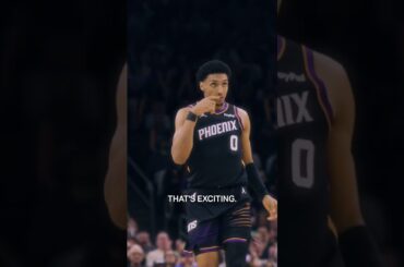 "What we're playing for the next 27 games, that's exciting." Suns hoops are BACK tonight ☄️ #shorts