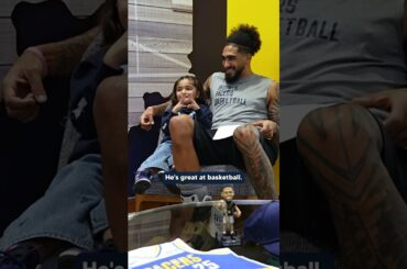 T.J. McConnell Tells Remi that her Dad is Great at Basketball 💙