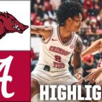 DOUBLE OT THRILLER 🤯 Arkansas Razorbacks vs. Alabama Crimson Tide | Full Game Highlights | ESPN CBB