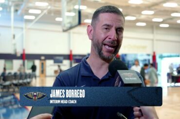 James Borrego on Dejounte Murray's return | Pelicans Practice 2/19/26