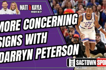 Should the Kings be worried about Darryn Peterson taking himself out of games??