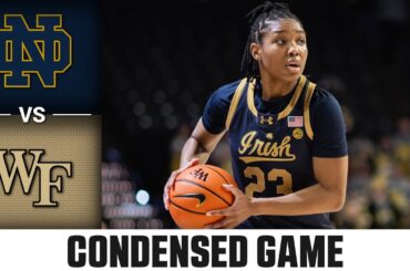Notre Dame vs. Wake Forest Condensed Game | 2025-26 ACC Women's Basketball