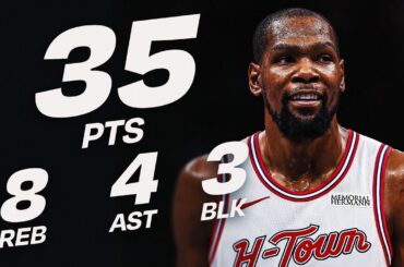 KD Delivers in the Clutch! 🔥 35 PTS Powers Rockets Past Hornets | February 19, 2026