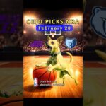 Cujo’s NBA PICKS | Jazz at Grizzlies 🐕 02-20-2026 #CujoCatches
