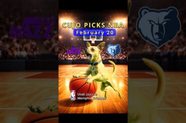 Cujo’s NBA PICKS | Jazz at Grizzlies 🐕 02-20-2026 #CujoCatches