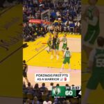 KP is officially on the boards for the Dubs ✅