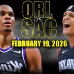 Orlando Magic vs Sacramento Kings Full Game Highlights – February 19, 2026 | NBA Season