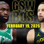 Golden State Warriors vs Boston Celtics Full Game Highlights – February 19, 2026 | NBA Season