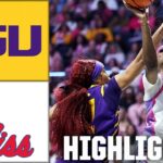 EPIC RALLY 😱 LSU Tigers vs. Ole Miss Rebels | Full Game Highlights | ESPN College Basketball