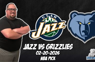 Utah Jazz vs Memphis Grizzlies 2/20/26 NBA Free Picks & Prediction | NBA Betting Tips