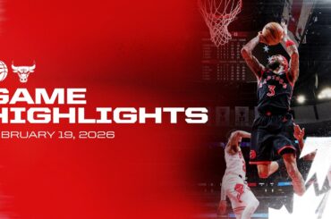 Raptors at Bulls Game Highlights | February 19, 2026