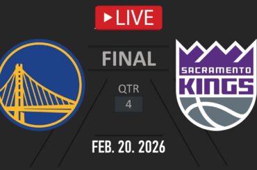 NBA LIVE NOW! Golden State Warriors vs Sacramento Kings | Feb. 20, 2026 | Kings vs Warriors NBA 2K26