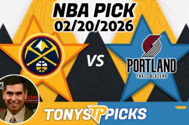 Denver Nuggets vs Portland Trail Blazers Pick 2/20/26 NBA Pick Prediction