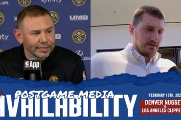 Denver Nuggets Postgame Media vs. LAC 🎙️