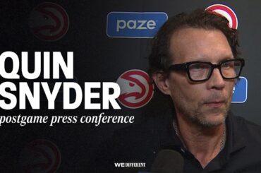 Hawks vs. 76ers Postgame Press Conference: Quin Snyder