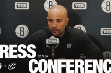 Jordi Fernández Postgame Press Conference At Cavaliers