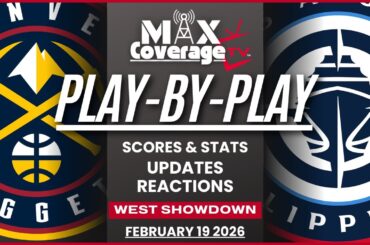 🔴LIVE - Denver Nuggets vs Los Angeles Clippers - Play-By-Play & Reactions (2/19/26)