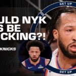 Pistons vs. Knicks FULL REACTION 🎥 New York fans in FULL PANIC MODE? 😧 | Get Up