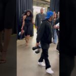 Klay Thompson and Megan Thee Stallion after Mavs - Spurs game. #nba #megtheestallion #klaythompson