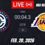 NBA LIVE! Los Angeles Lakers vs Los Angeles Clippers | February 20, 2026 | Lakers vs Clippers 2K26