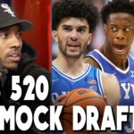 Jeff Teague & Club 520 NBA Mock Draft: AJ Dybantsa #1, Darryn Peterson falls, Boozer to Pacers