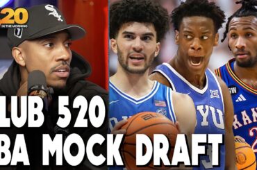 Jeff Teague & Club 520 NBA Mock Draft: AJ Dybantsa #1, Darryn Peterson falls, Boozer to Pacers