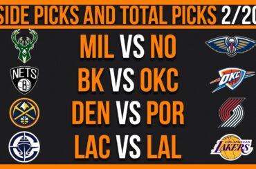 NBA Picks Today 2/20/26 NBA Picks and Predictions NBA Bets Today