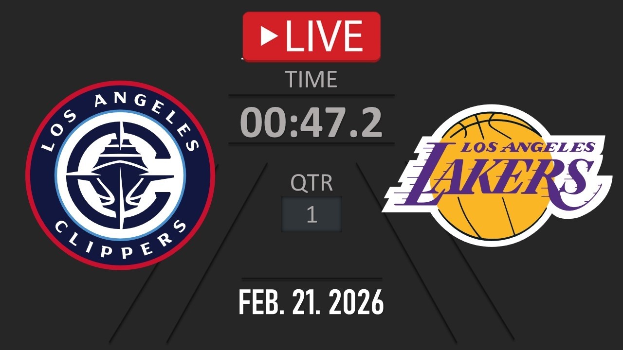 NBA LIVE! Los Angeles Lakers vs Los Angeles Clippers | Feb. 21, 2026 | Clippers vs Lakers NBA 2K26