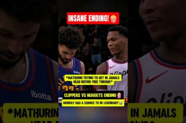 Clippers vs Nuggets ENDING was CINEMA😳