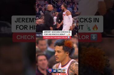 Jeremy Sochan is ALL IN for the New York Knicks 🔥