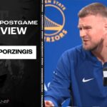 Kristaps Porzingis Didn't Expect Celtics to be THIS GOOD | Warriors Post Game