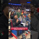 We got a text! Jeremiah is in the building 🏝️ #hawks @LoveIslandUSA #loveisland #nba