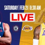 Los Angeles Clippers at Los Angeles Lakers | Regular Season | [OFFICIAL LIVE STREAM]