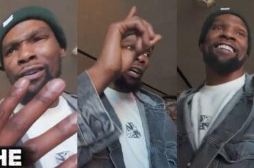 Kevin Durant says he has 1 year left in him and was paid $2M for 2hrs work in CeraVe ad 😂