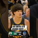 🇧🇷 GUI SANTOS com uma grande atuação contra os Celtics! #nba