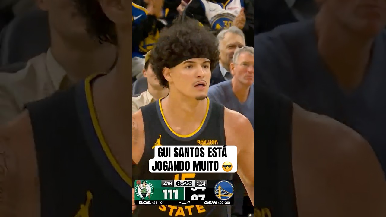 🇧🇷 GUI SANTOS com uma grande atuação contra os Celtics! #nba