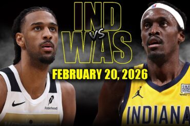 Indiana Pacers vs Washington Wizards Full Game Highlights – February 20, 2026 | NBA Season