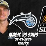 Orlando Magic vs Phoenix Suns 2/21/26 NBA Free Picks & Prediction | NBA Betting Tips