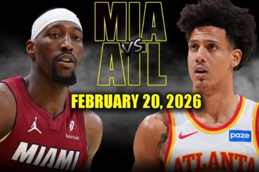 Miami Heat vs Atlanta Hawks Full Game Highlights – February 20, 2026 | NBA Season