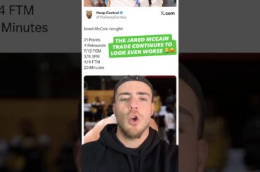 Jared McCain Is COOKING & The Sixers Trade Looks EVEN WORSE… 🤦‍♂️ #76ers #Sixers #NBA