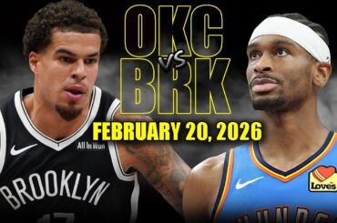 Oklahoma City Thunder vs Brooklyn Nets Full Game Highlights – February 20, 2026 | NBA Season