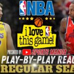 🔴LAKERS VS CLIPPERS │ 2026 NBA REGULAR SEASON - Basketball Play-By-Play Reaction & Scoreboard