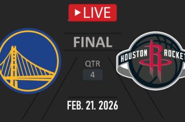 NBA LIVE! Golden State Warriors vs Houston Rockets | Feb. 21, 2026 | Rockets vs Warriors NBA 2K26