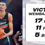 Victor Wembanyama Stuffs the Stat Sheet in Win vs. Phoenix - 17 PTS, 11 REB, 5 BLK, 4 AST