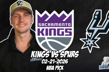 Sacramento Kings vs San Antonio Spurs 2/21/26 NBA Free Picks & Prediction | NBA Betting Tips